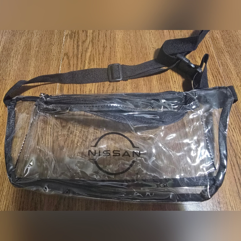 Nissan Clear Black Trim Fanny Pack /Crossbody Bag - [Stadium Approved]